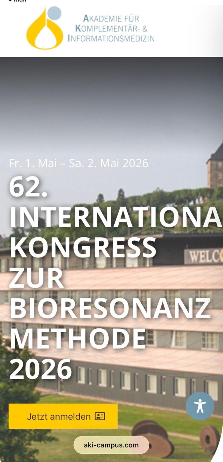 Relatrice al 62° Congresso Internazionale di Biorisonanza Bicom a Bamberg 2026 sulla'approccio integrato alla regolazione metabolica nel diabete.